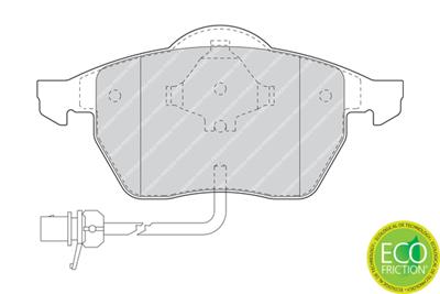 FERODO FDB1496 Číslo výrobce: 21848. EAN: 5016687222975.