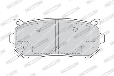 FERODO FDB1569 Číslo výrobce: 23455. EAN: 5016687324075.