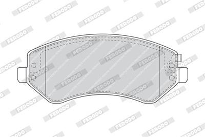 FERODO FDB1576 Číslo výrobce: 23638. EAN: 5016687326475.