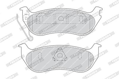 FERODO FDB1660 Číslo výrobce: 24355. EAN: 5016687336177.