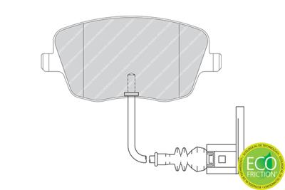 FERODO FDB1662 Číslo výrobce: 23581. EAN: 5016687336276.