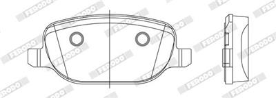 FERODO FDB1796 Číslo výrobce: 23760. EAN: 4044197267057.