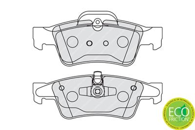FERODO FDB1831 Číslo výrobce: 23923. EAN: 4044197310326.