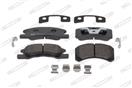 FERODO FDB1988 - Sada brzdových destiček, vždy 4 kusy v sadě