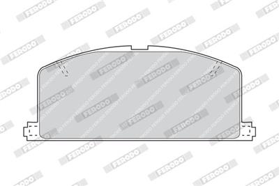 FERODO FDB308 Číslo výrobce: 20870. EAN: 5016687019377.