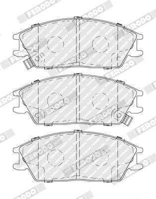 FERODO FDB4076 Číslo výrobce: 21012. EAN: 4044197413225.