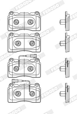 FERODO FDB4307 Číslo výrobce: 23092. EAN: 4044197516766.