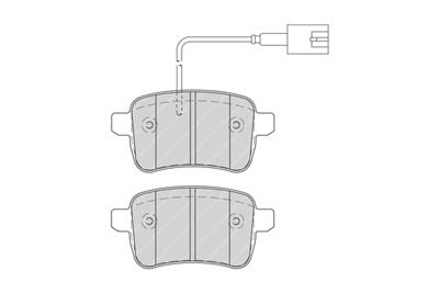 FERODO FDB4308 Číslo výrobce: 25156. EAN: 4044197516773.