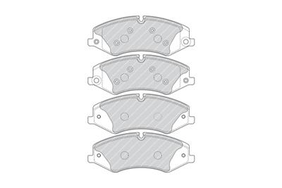 FERODO FDB4455 Číslo výrobce: 25022. EAN: 4044197650217.