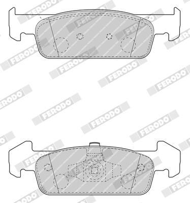 FERODO FDB4822 Číslo výrobce: 25702. EAN: 4044197936205.