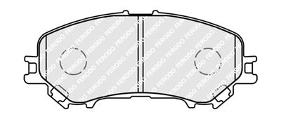 FERODO FDB4843 Číslo výrobce: 22065. EAN: 4044197973866.