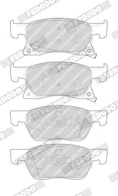 FERODO FDB4933 Číslo výrobce: 22342. EAN: 4044197018765.