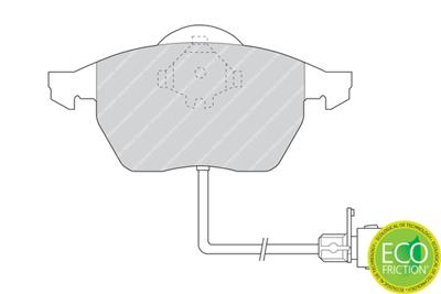 FERODO FDB590 Číslo výrobce: 20676. EAN: 5016687047776.