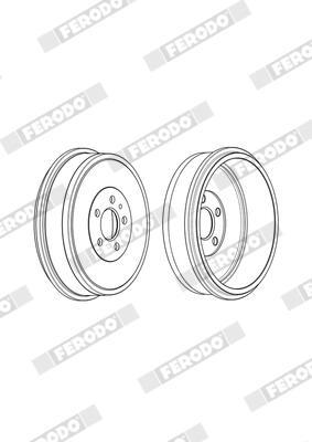 FERODO FDR329012 Číslo výrobce: 100126. EAN: 4044197854240.