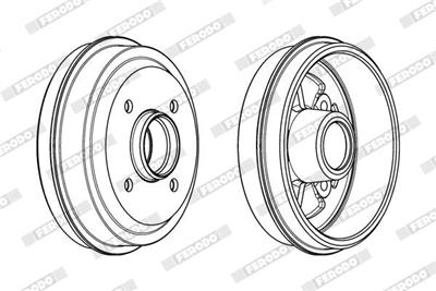 FERODO FDR329158 Číslo výrobce: 100714. EAN: 4044197853731.