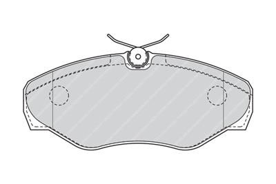 FERODO FVR1515 Číslo výrobce: 23099. EAN: 5016687222111.