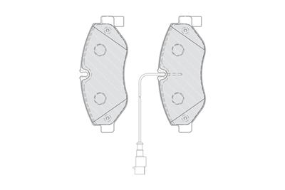 FERODO FVR4053 Číslo výrobce: 29230. EAN: 4044197410095.