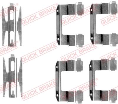 QUICK BRAKE 109-1618 EAN: 5706021090277.