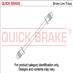 QUICK BRAKE CU-0410A-A - FIAT UNO (146_) - Brzdové potrubí