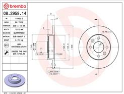 BREMBO 08.2958.14
