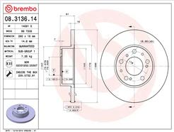 BREMBO 08.3136.14