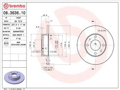BREMBO 08.3636.10
