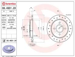 BREMBO 08.4931.2X