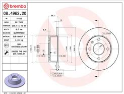 BREMBO 08.4962.20