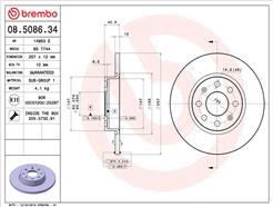 BREMBO 08.5086.34