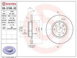 BREMBO 08.5186.20