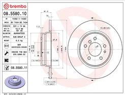 BREMBO 08.5580.11