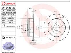BREMBO 08.5625.21