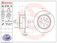 BREMBO 08.5748.10