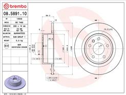 BREMBO 08.5891.10