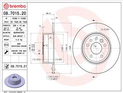 BREMBO 08.7015.21