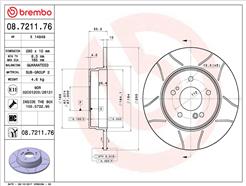 BREMBO 08.7211.76