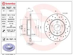 BREMBO 08.7627.1X