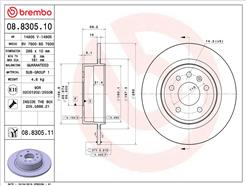 BREMBO 08.8305.11
