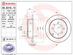 BREMBO 08.8316.11