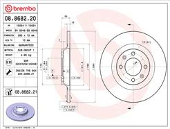 BREMBO 08.8682.21