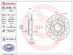 BREMBO 08.9136.1X