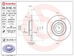 BREMBO 08.9148.11