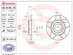 BREMBO 08.9148.75