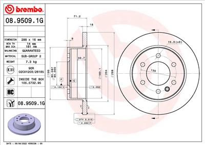 BREMBO KT 10 027 EAN: 8432509503690.