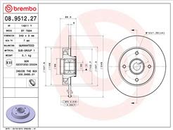 BREMBO 08.9512.27