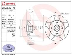 BREMBO 08.9512.76