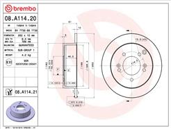 BREMBO 08.A114.21