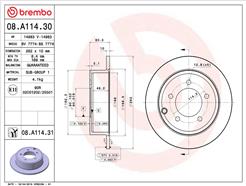 BREMBO 08.A114.31