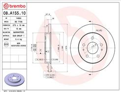 BREMBO 08.A155.10