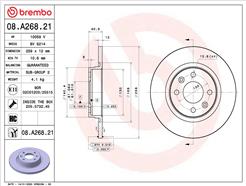BREMBO 08.A268.21